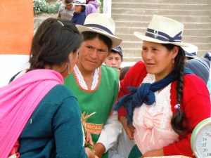 En el mercado de Quingeo, Cuenca 2013